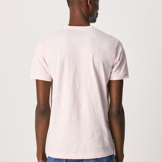 Pepe Jeans Ανδρική κοντομάνικη μπλούζα Golders N Paint Effect T-Shirt With Logo